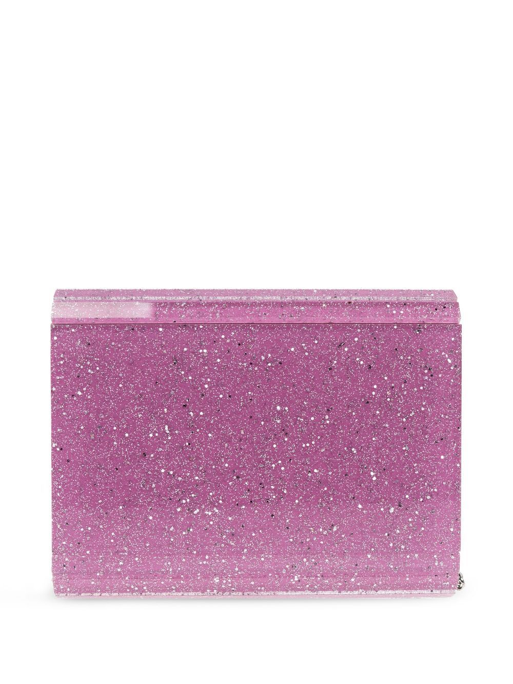 JIMMY CHOO Mini Glitter Acrylic Candy Clutch Handbag