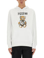 MOSCHINO COUTURE Regular Fit Teddy Print Sweatshirt - Size 50 IT