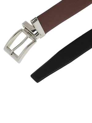 PRADA Reversible Two-Toned Saffiano Leather Belt - 3.5 cm