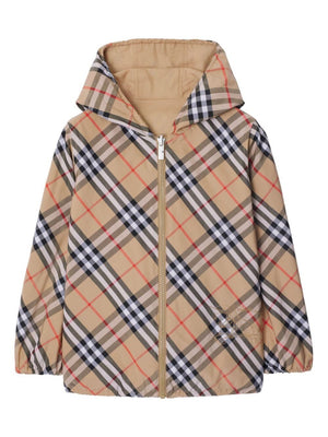 BURBERRY KIDS Reversible Check Jacket for Kids