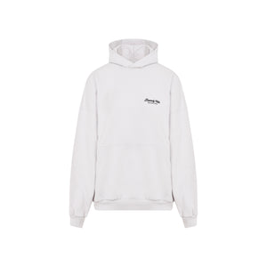 BALENCIAGA Large Fit Cotton Hoodie