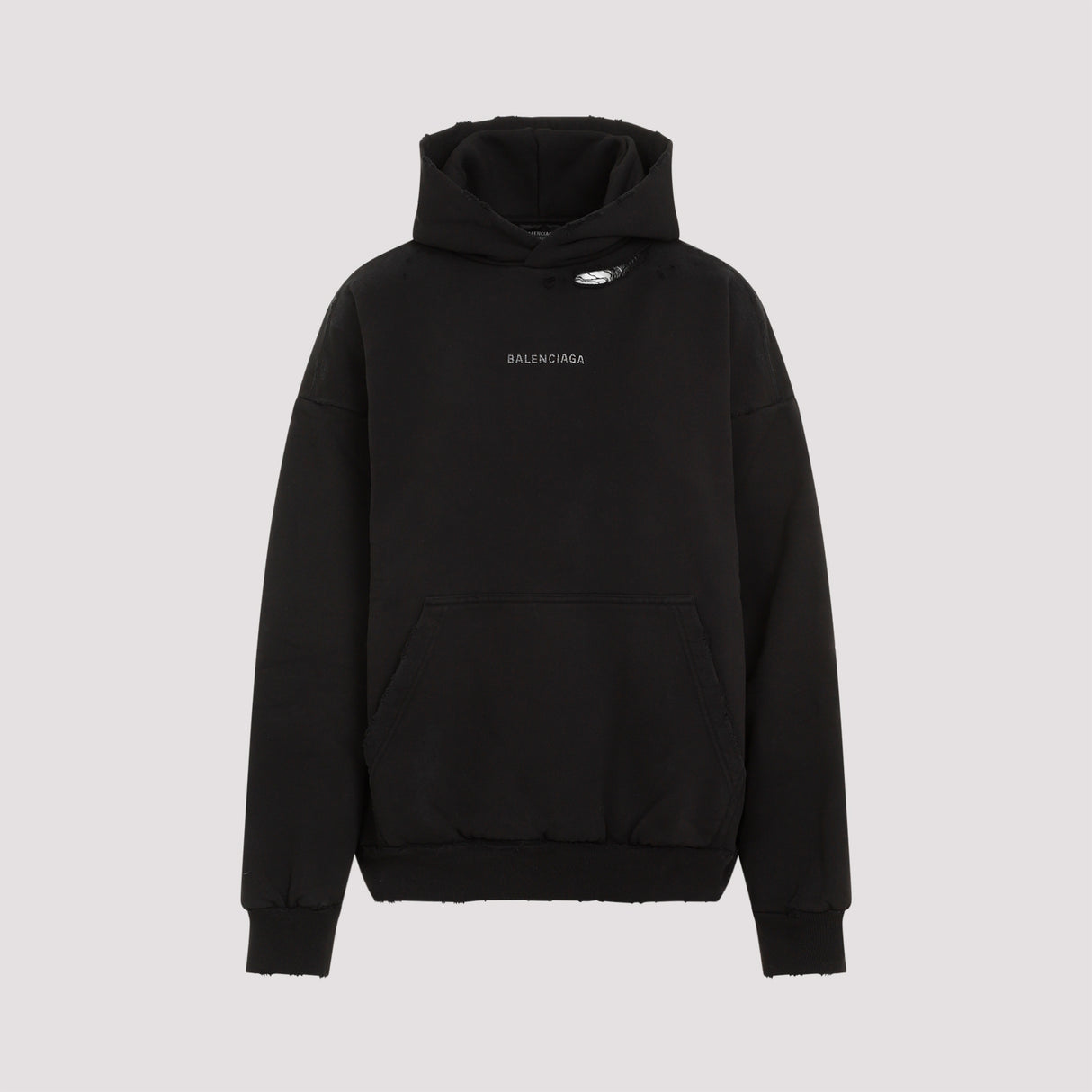 BALENCIAGA Medium Fit Cotton Hoodie for Fall/Winter 2025