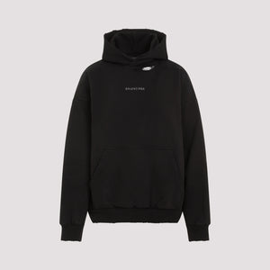 BALENCIAGA Medium Fit Cotton Hoodie for Fall/Winter 2025