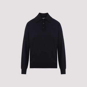 BOTTEGA VENETA Long Sleeve Polo for Fall 2024