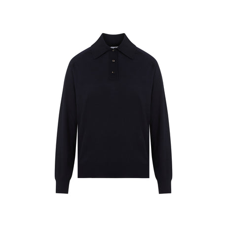 BOTTEGA VENETA Long Sleeve Polo for Fall 2024