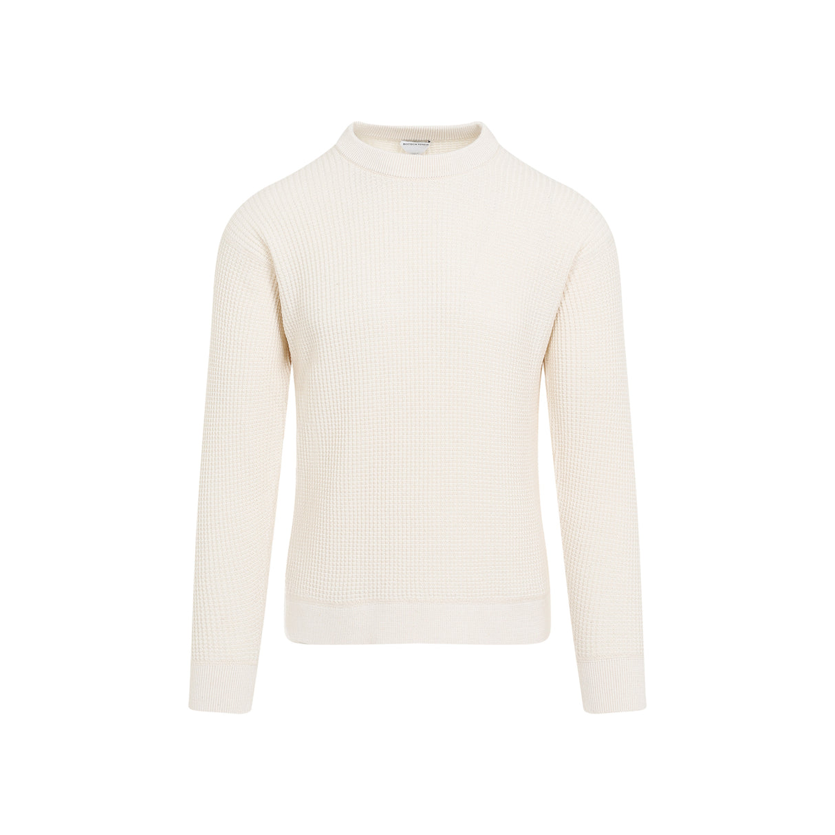 BOTTEGA VENETA Cozy Cotton Blend Sweater with Round Neck