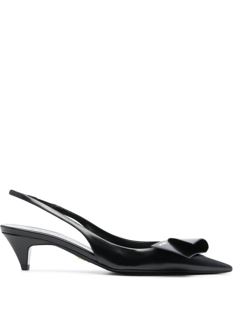 PRADA Men's Leather Sling Back Pumps