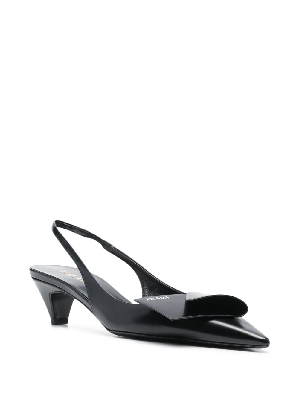 PRADA Men's Leather Sling Back Pumps