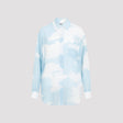 MOSCHINO All Over Print Silk Shirt