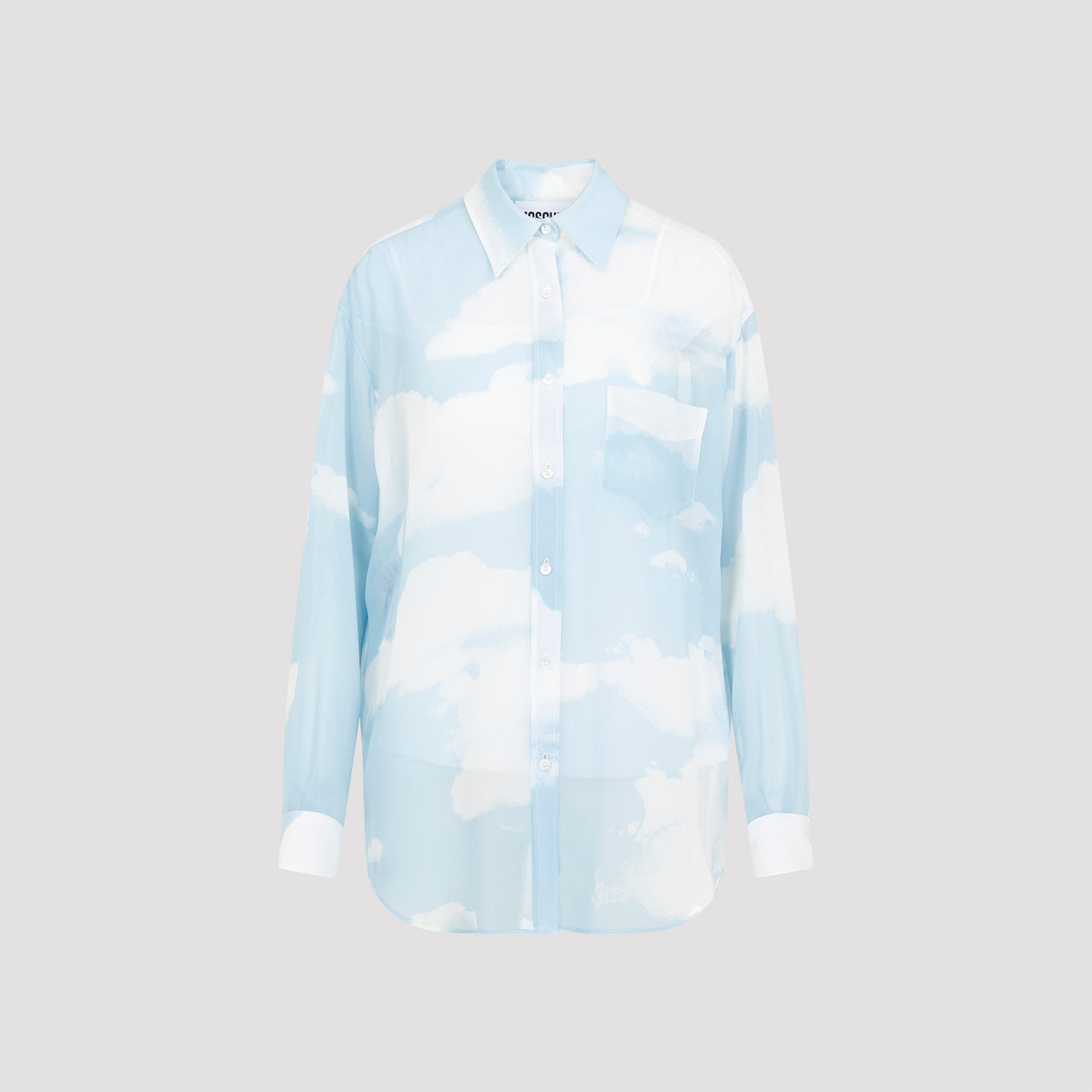 MOSCHINO All Over Print Silk Shirt