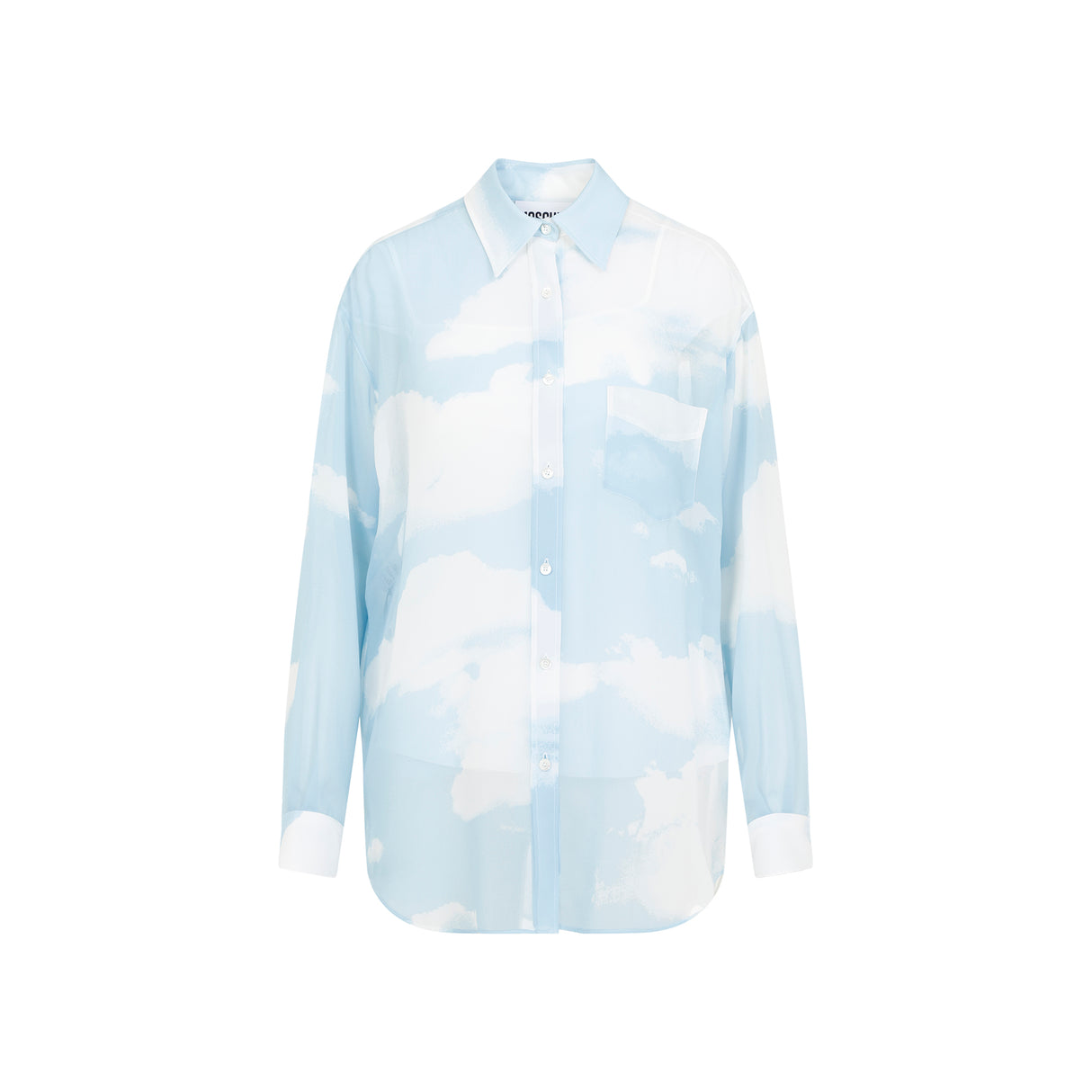 MOSCHINO All Over Print Silk Shirt