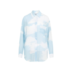 MOSCHINO All Over Print Silk Shirt