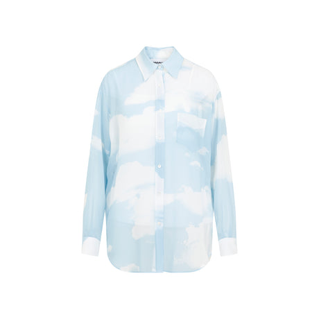 MOSCHINO All Over Print Silk Shirt