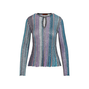 MISSONI Viscose Metallic Fiber Sweater - FW24 Edition