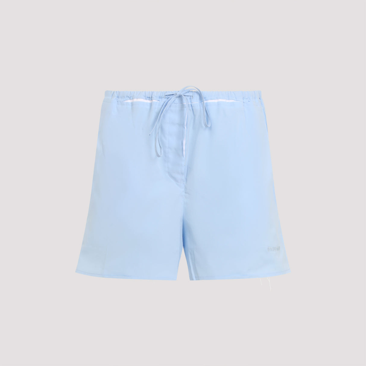 MIU MIU Lightweight Cotton Mini Shorts for Summer