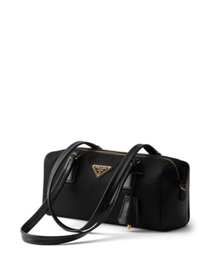 PRADA Medium Top-Handle Handbag with Padlock - 29x12.5x10 cm