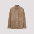 MAX MARA`S Suede Leather Jacket