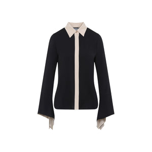 MAX MARA Bicolor Silk Shirt