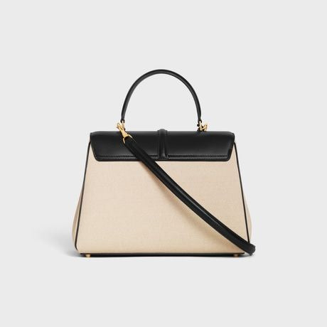 CELINE Stylish Black Top-Handle Handbag for Women