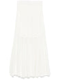 ZIMMERMANN Knit MIDI Skirt with Elasticated Waistband