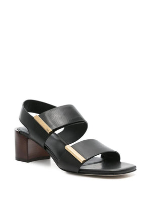 TOD`S Men's Strappy Leather Sandals | 5.5 cm Heel