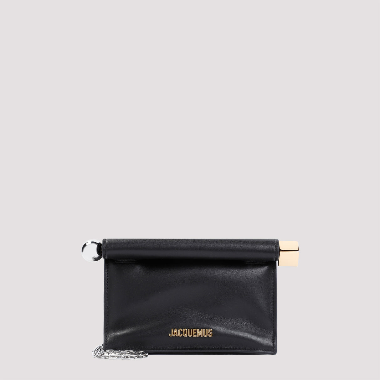 JACQUEMUS Mini Quadratic Pouch Bag (W:19cm H:13cm D:6cm)