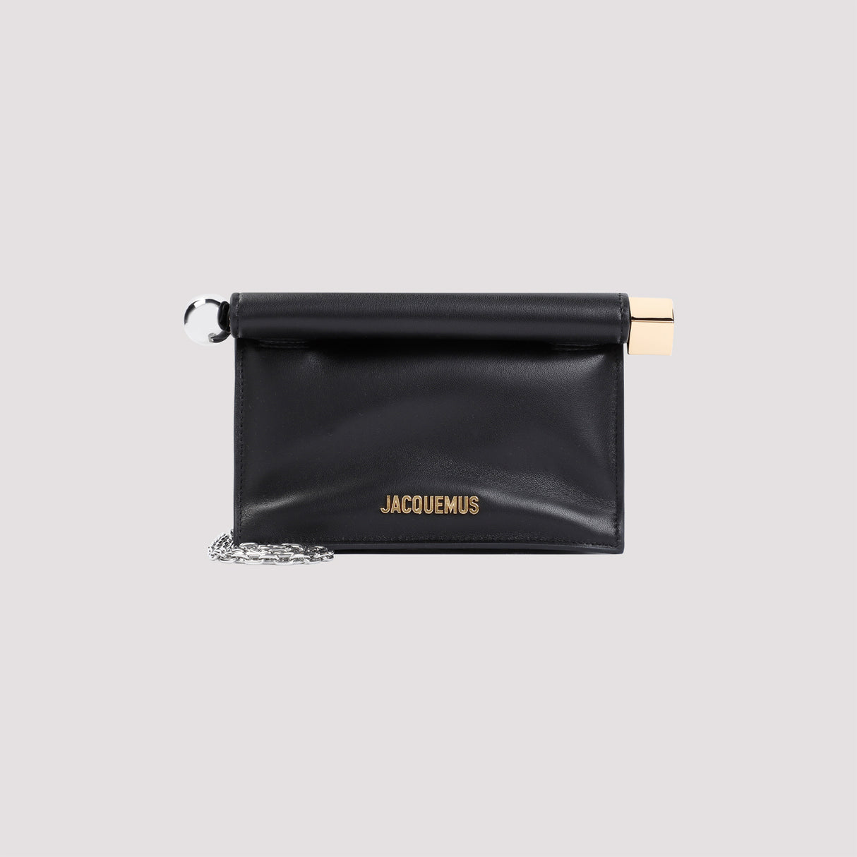 JACQUEMUS Mini Quadratic Pouch Bag (W:19cm H:13cm D:6cm)