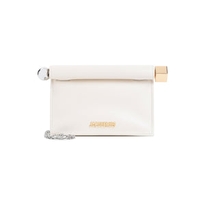 JACQUEMUS Mini Quadratic Pouch Bag (W:19cm H:13cm D:6cm)