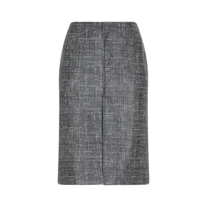 BOTTEGA VENETA Printed Midi Leather Skirt