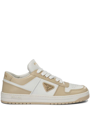 PRADA Downtown Two-Tone Leather Sneaker for Men