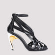 ALEXANDER MCQUEEN Strappy Armadillo Sandals with 10cm Heel