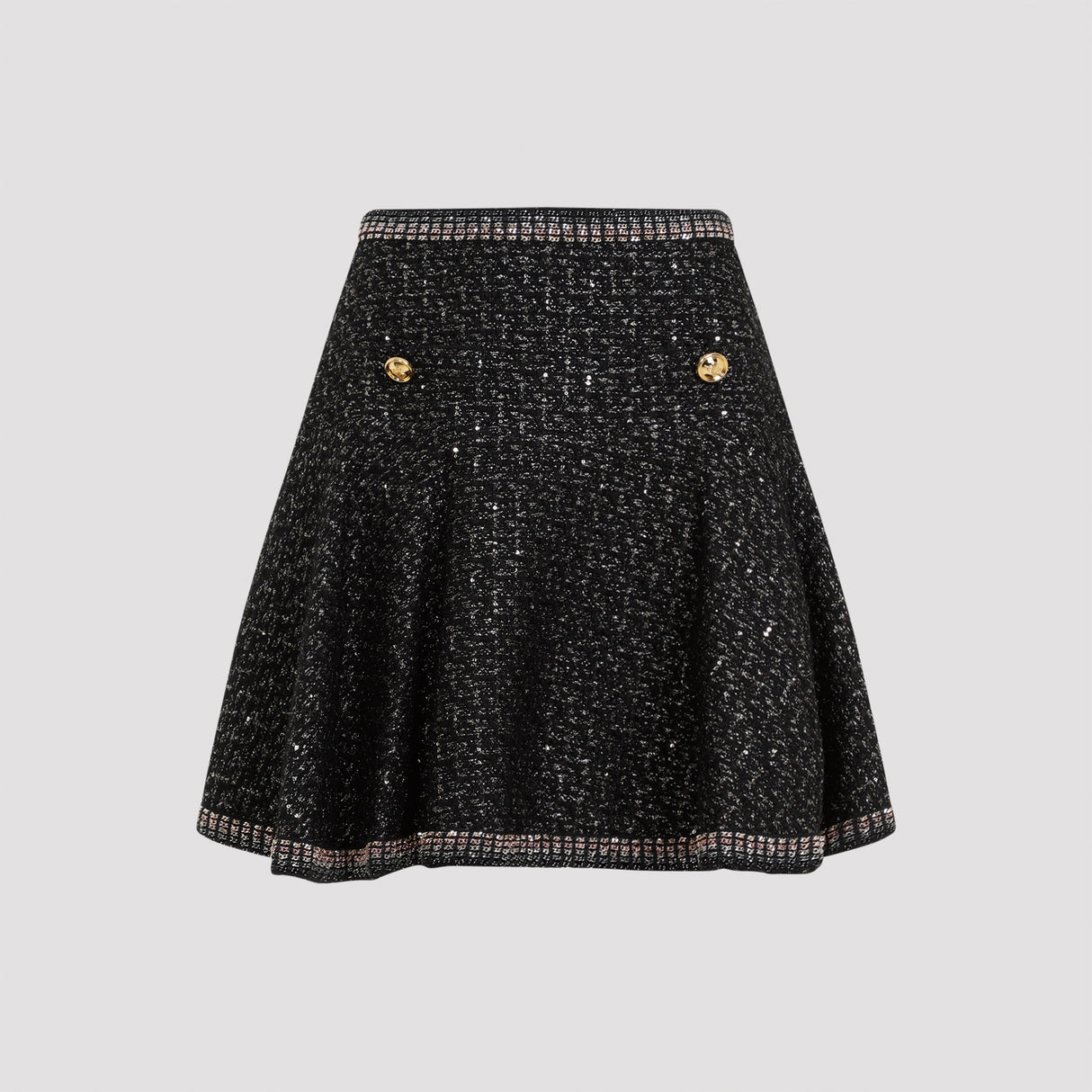 GIAMBATTISTA VALLI Chic Boucle Loop Mini Skirt