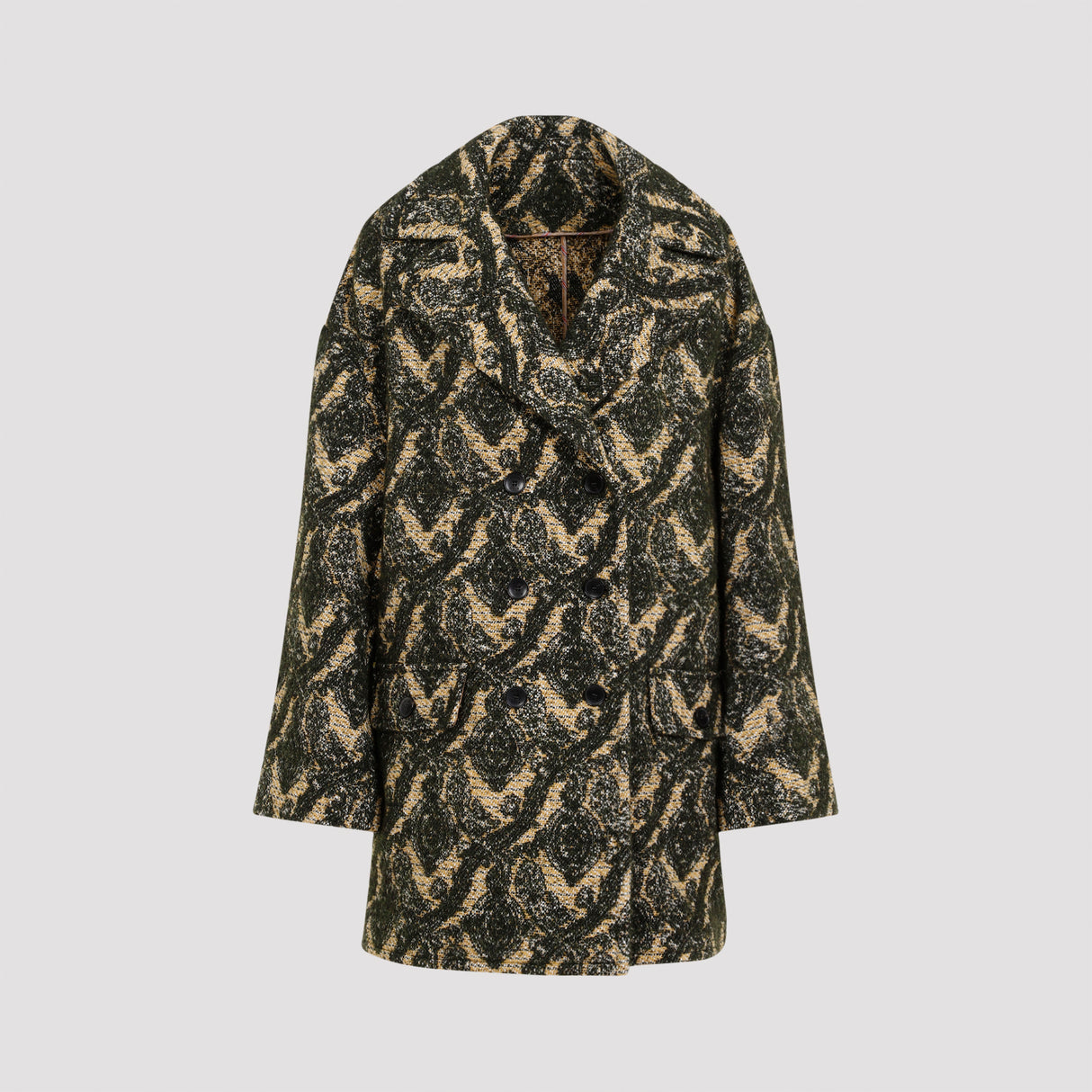 ETRO Caban Jacquard Jacket - Double Breasted