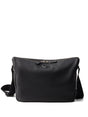 PRADA Grained Leather Shoulder Handbag - W 31.5 x H 25 x D 14 cm