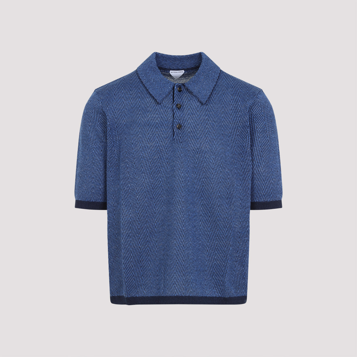 BOTTEGA VENETA Linen Polo Shirt for SS25