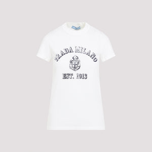 PRADA Cotton T-shirt for Spring/Summer 2025