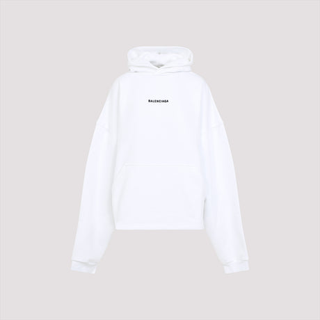 BALENCIAGA Cropped Cotton Hoodie