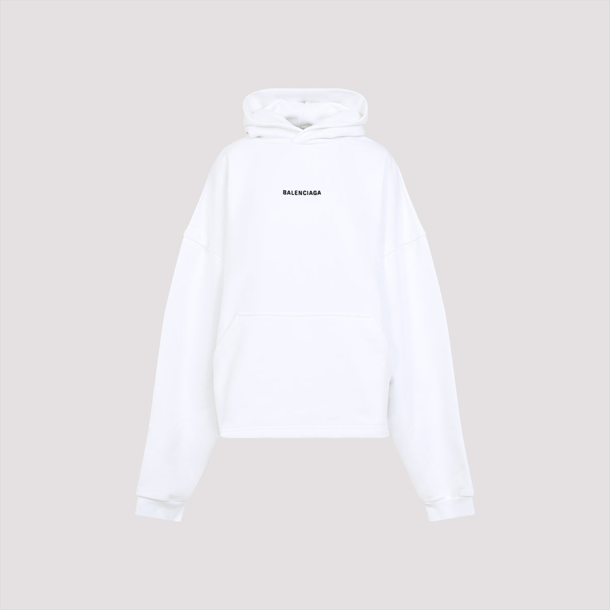 BALENCIAGA Cropped Cotton Hoodie