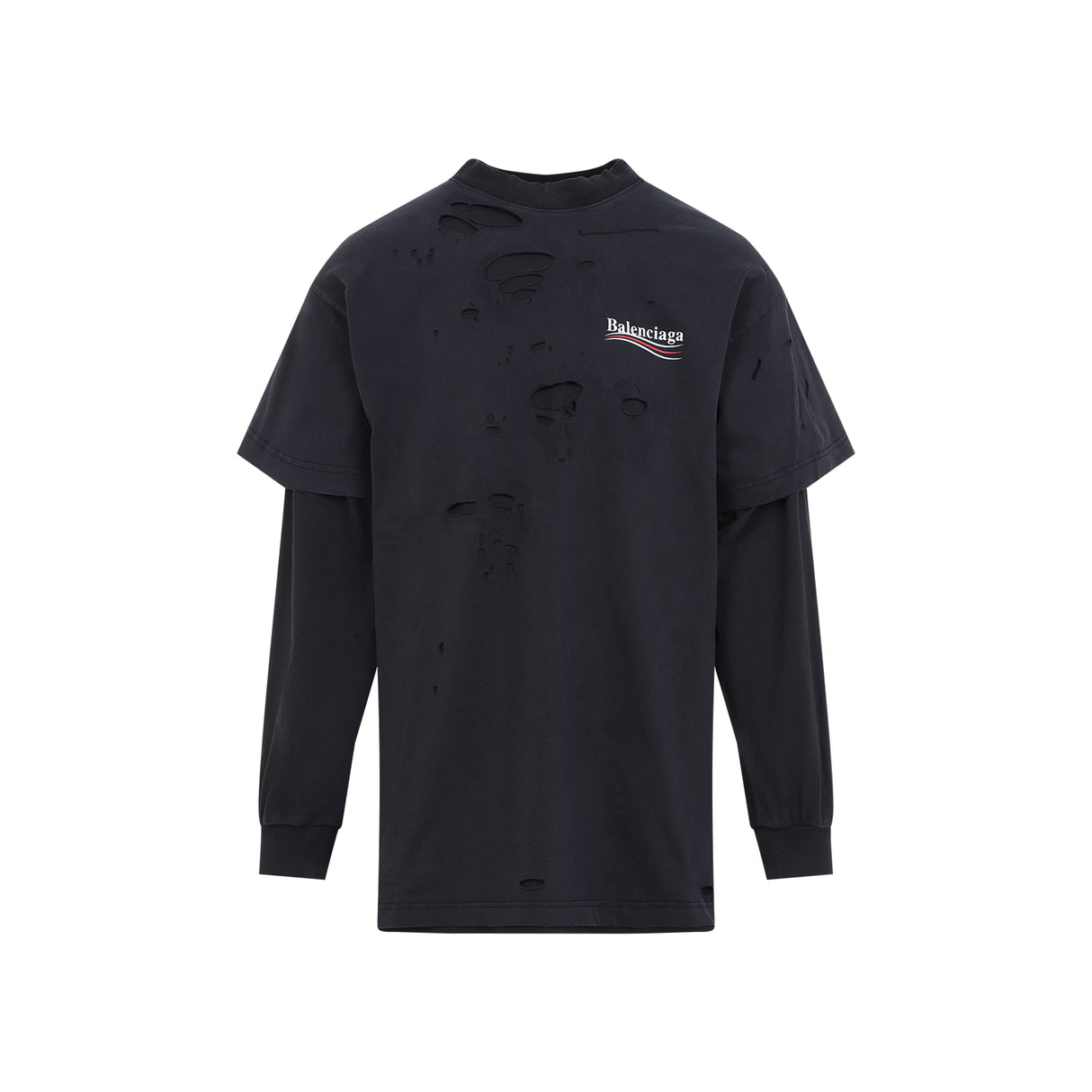 BALENCIAGA Layered Long Sleeve T-Shirt