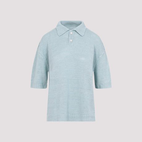 MAISON MARGIELA Classic Polo Shirt in 100% True Hemp