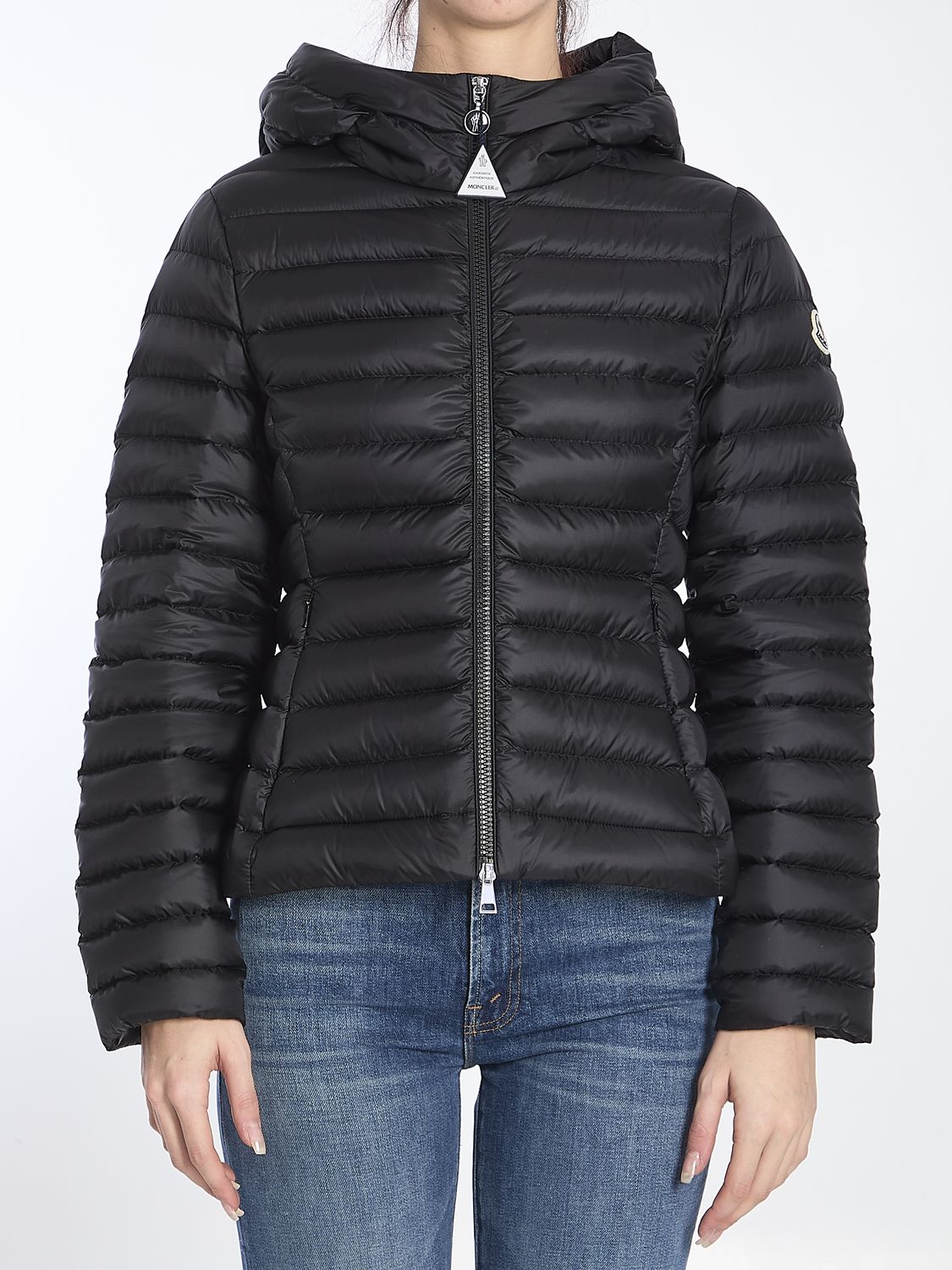 MONCLER Women's Mini Hooded Short Puffer Jacket