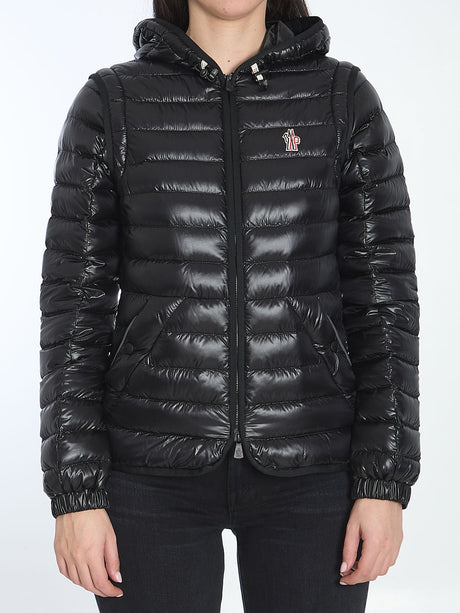 MONCLER GRENOBLE Women’s Mini Down Jacket with Removable Sleeves