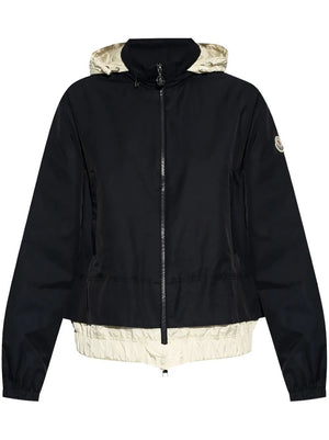 MONCLER Women's Mini Hooded Twill Short Down Jacket