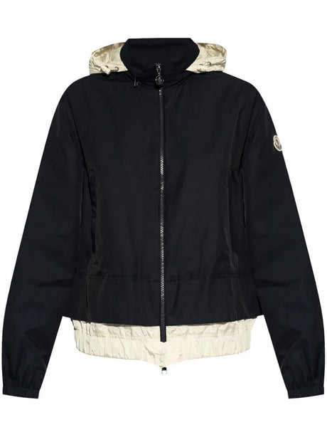 MONCLER Women's Mini Hooded Twill Short Down Jacket