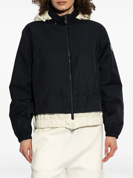 MONCLER Women's Mini Hooded Twill Short Down Jacket