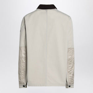 MONCLER GENIUS Men's Cotton Jacket with Ribbed Velvet Collar