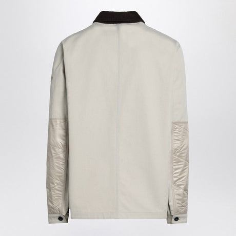 MONCLER GENIUS Men's Cotton Jacket with Ribbed Velvet Collar