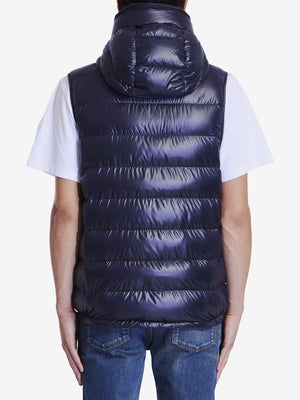 MONCLER Men's Regular Fit Down Vest with Adjustable Hood