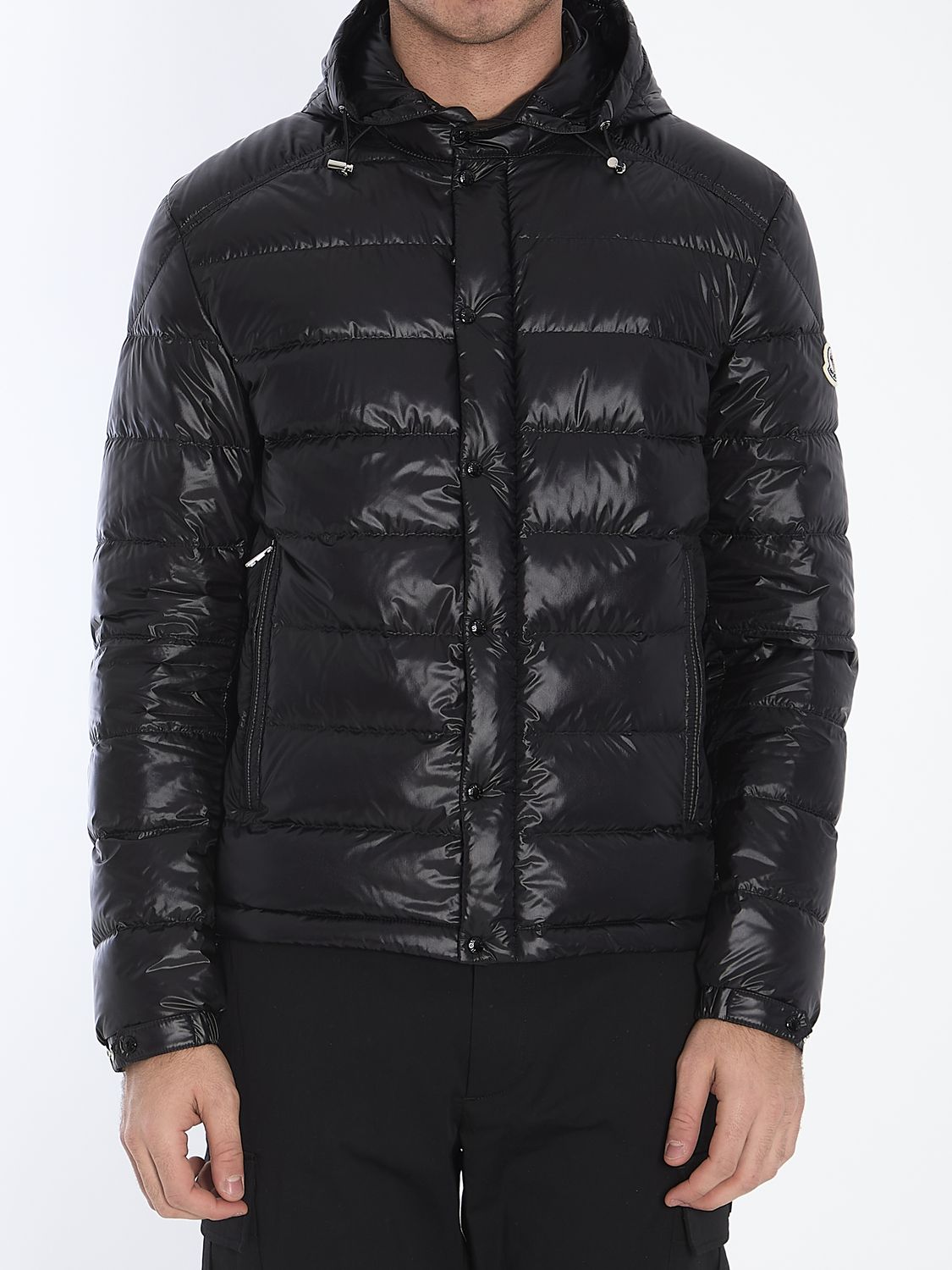 MONCLER Hooded Mini Short Down Jacket for Men