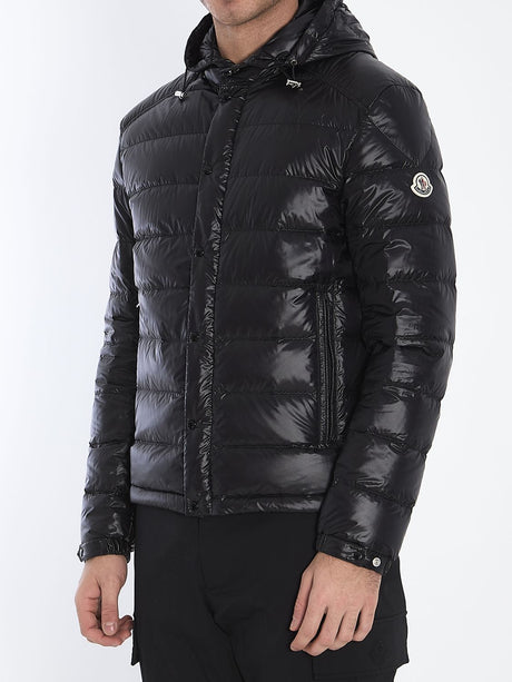 MONCLER Hooded Mini Short Down Jacket for Men